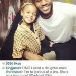 Lebron James Blasted For Posting This Picture With Chris Bosh's Daughter 11