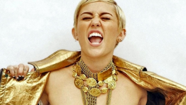 Miley Cyrus Shows Off Her Breast In A Provocative MA-XIM Photo Shoot 1