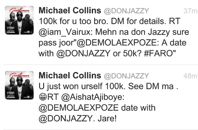 Donjazzy Surprises Two Fans With N100K Each Cos They Choose Him Over Money 2