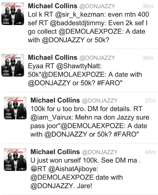 Donjazzy Surprises Two Fans With N100K Each Cos They Choose Him Over Money 3