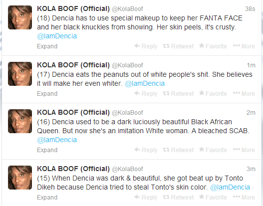 Dencia Vs Kola Boof Reloaded: - Read More Tweets From Kola 2