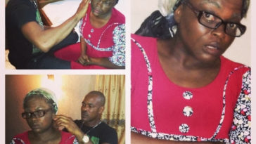 Check Out Funke Akindele As She Plays Old Woman On Set A New Movie 4