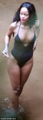 Check Out What Rihanna Wore To Swim In A Brazilian Pond 6