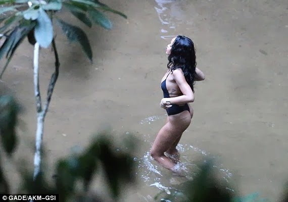 Check Out What Rihanna Wore To Swim In A Brazilian Pond 14