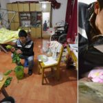This Boy Took His Paralysed dad To School And Builds Special Bed For Him So He Can Stay Close To Him 15