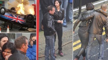 Jack Bauer picks up in 24 where he left off: battered and bloody but this time on the streets of London, peep Behind the scene photos 1
