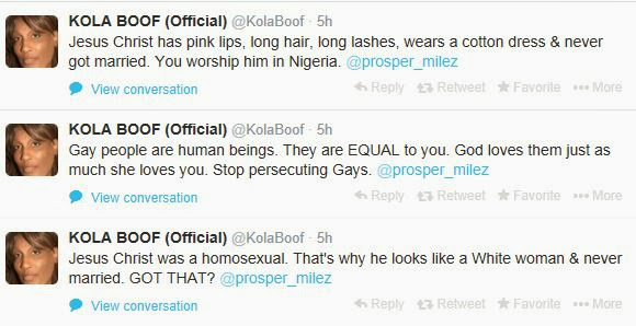 Kola Boof Blasts Nigeria's Anti-Gay Law, Tells Gays To Murder Christains 7