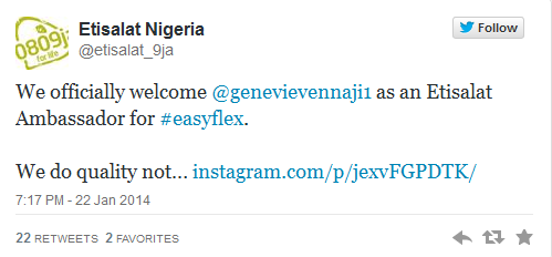Genevieve Nnaji Becomes Etisalat Ambassador 2 Genevieve Nnaji Becomes Etisalat Ambassador 2