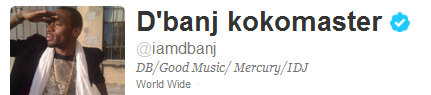 Dbanj Leaves Good Music? Deletes Record Label From His Twitter Bio 2