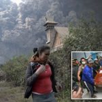 Indonesian Mount Sinaburg volcano eruption kills 16 people 10