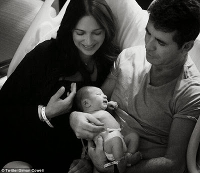See Pictures of Simon Cowell's Adorable Newborn Son, Eric 2