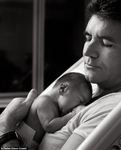 See Pictures of Simon Cowell's Adorable Newborn Son, Eric 13