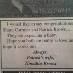 Checkout The Newspaper Advert A Woman Did To Congratulate Her Cheating Husband And His Pregnant Girlfriend 27