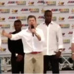VIDEO of Columbian President Wetting His Trousers While Giving Election Speech 1
