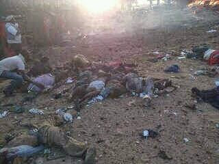 PHOTOS From Bomb Blast At Nyanya Park Abuja As Over 100 Dead Confirmed Dead 2