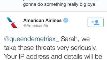 14 Year Old Girl Tweets Terror Threat To Airline, Find Out What Happened To Her 3