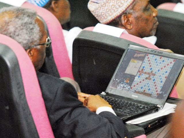 National Conference Delegate Caught Playing Scrabble 1