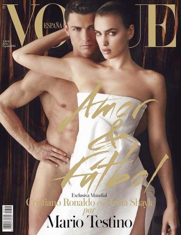 Cristiano Ronaldo Goes Nekkid With Girlfriend On The Cover Of Vogue Spain 20
