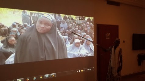 PHOTOS Of One Of The Girl's Who Escaped From Boko Haram Identifying Her Classmates In Video Released By Boko Haram 3