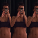 Kim Kardashian Shows Off Her Toned Abs 13