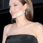 Angelina Jolie suffers white powder disaster At ''The Normal Heart'' premiere in NYC 1
