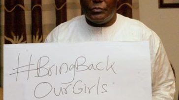 Atiku Abubakar Share's His #bringbackourgirls Photo, See What His Facebook Fans Told Him 6