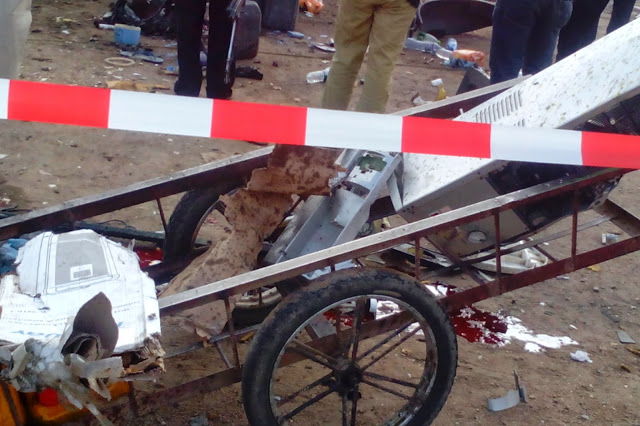 PHOTOS From The Scene Of Central Motor Park Kano Bomb Explosion 5