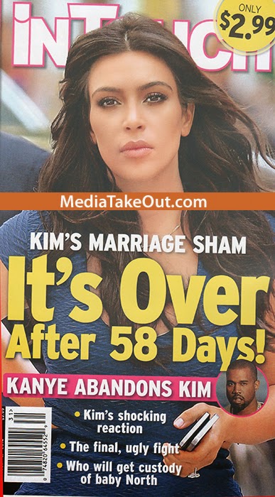 Kanye West Has Walked Out Of His Marriage Of 58 Days To Kim Kardashian - inTouch Magazine 1