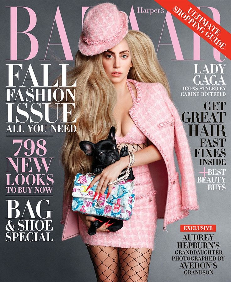 Lady Gaga Covers Harpers Bazaar Icon Edition, September Issue 3