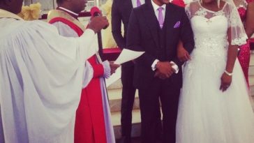 Photos From Peter And Paul Psquare Okoye's Younger Sister's Church Wedding 7
