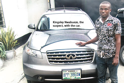 PHOTO: Driver who escaped with his employer’s N6.5million vehicle arrested 1
