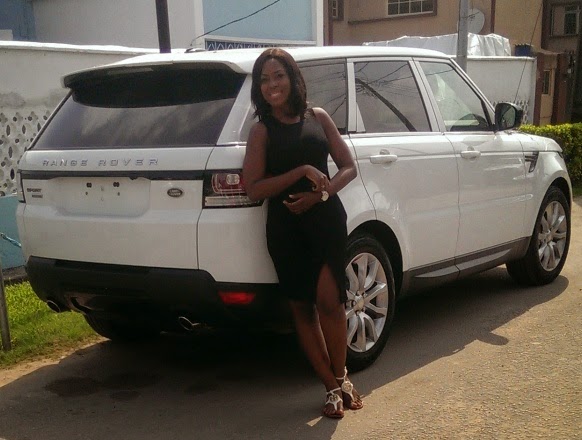 Celebrity Blogger Linda Ikeji Buys 24million Naira Brand New 2014 Range Rover Sports Super-Charged 4