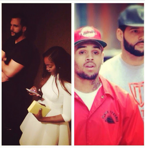 See Tiwa Savage's Body Guard Who Is Also Chris Brown's Body Guard 2