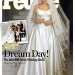 See Angelina Jolie's Wedding Dress 13