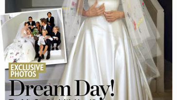 See Angelina Jolie's Wedding Dress 4