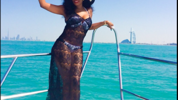 PHOTOS: Chika Ike living the Yacht Life In Dubai 8