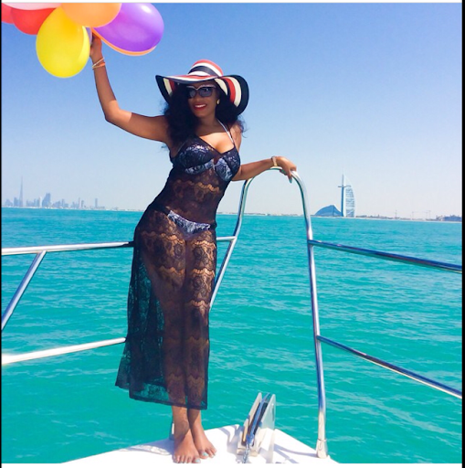 PHOTOS: Chika Ike living the Yacht Life In Dubai 3
