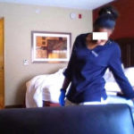 PICTURES and VIDEO: Hotel Guest Caught Cleaner On Secret Camera snooping through his luggage 15