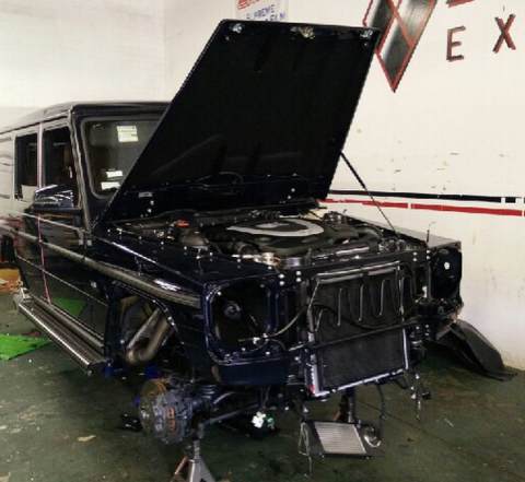 PHOTO: Dencia Acquires 2015 G-Wagon Sends It To The Clinic To Be Pimped 1
