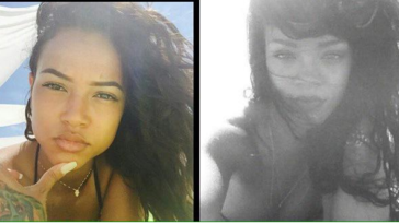 PHOTOS: Rihanna's Fans Accuse Chris Brown's Ex Girlfriend Karrueche Tran Of Copying Her Poses 11
