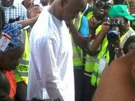 PHOTOS: Jimi Agbaje Accredited At His Polling Unit 7