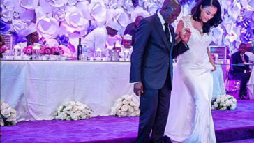 PHOTO: Adams Oshimole Kissing His Beautiful New Wife 4