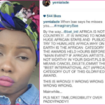 Yemi Alade Blasts BET Over Their Unfair Treatment Of African Celebrities 6