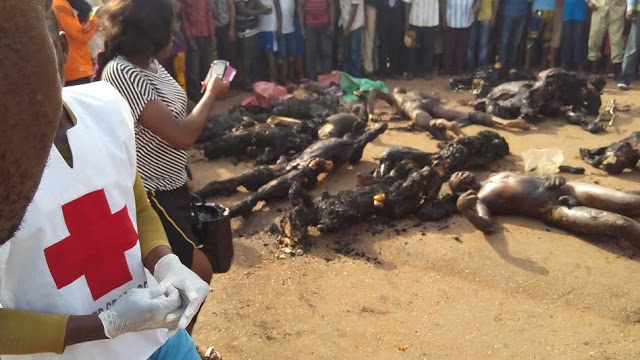 GRAPHIC PHOTOS: Over 69 People Burnt To Death In Upper Iweka Onitsha 6
