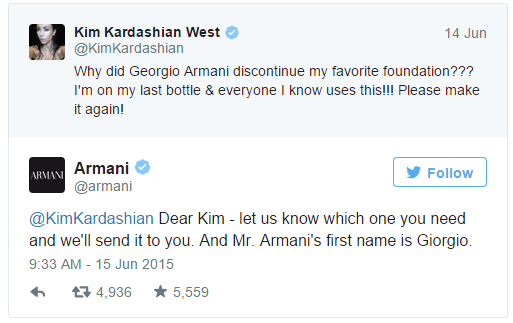 Armani Disses Kim Kardashian For Mis-spelling Giorgio Armani 6