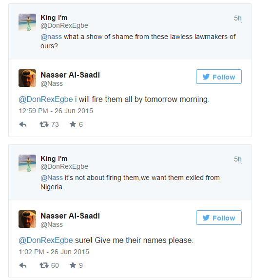 Qatar Man With @NASS Twitter Handle, Make Fun Of Nigerians For Mistaken Him For National Assembly 6
