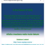 Lagos State Government Website Hacked By Muslims, Read Their Message To Nigerians (PHOTO) 9