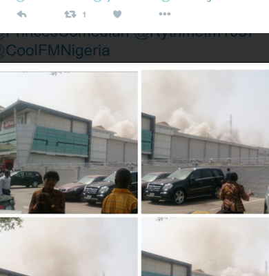 Park 'n' Shop (SPAR) Shopping Mall in Lekki on Fire (PHOTO) 6 Park 'n' Shop (SPAR) Shopping Mall in Lekki on Fire (PHOTO) 6