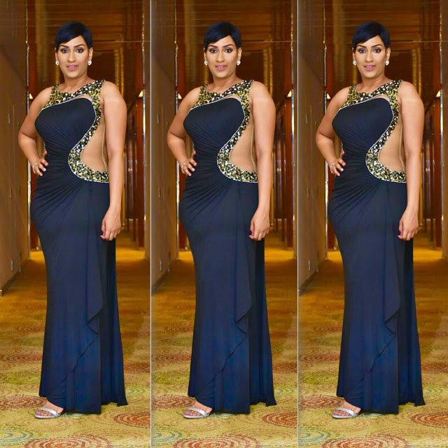 Checkout What Actress Juliet Ibrahim Wore To Host Glo-Caf-Award 2015 10