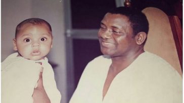 Photo of General Sani Abacha As a Doting Grandfather 4